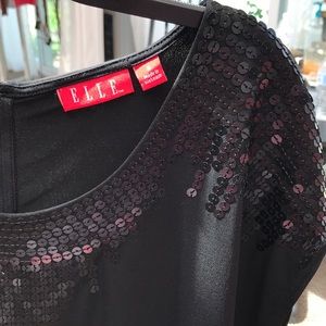 👁🌸Shiny Black sequin dress